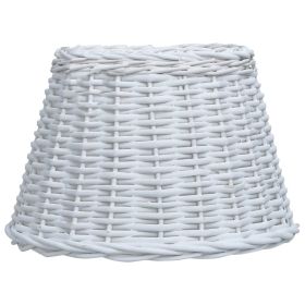 Lamp Shade Wicker 15"x9.1" White