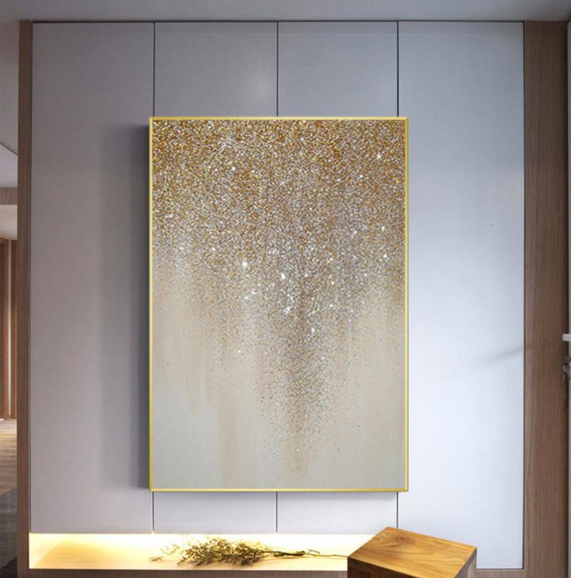 100% Hand Painted Abstract Oil Painting Wall Art Modern Gold Foil Picture On Canvas Minimalist Home Decoration For Living Room No Frame 100% Hand Painted Abstract Oil Painting Wall Art Modern Gold Foil Picture On Canvas Minimalist Home Decoration For Living Room No Frame